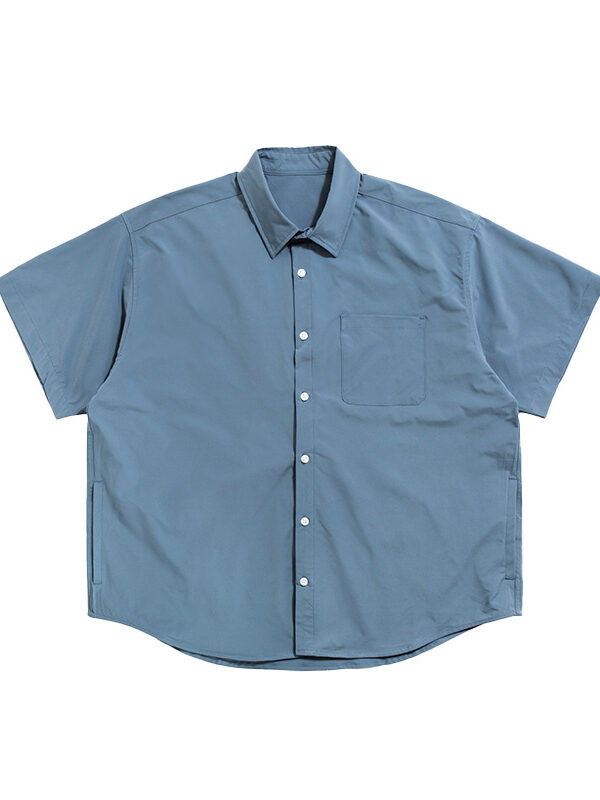 Profile Side Zip Water Repellent Loose Shirt
