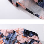 Casual Oil Painting Floral Print Loose Shirt