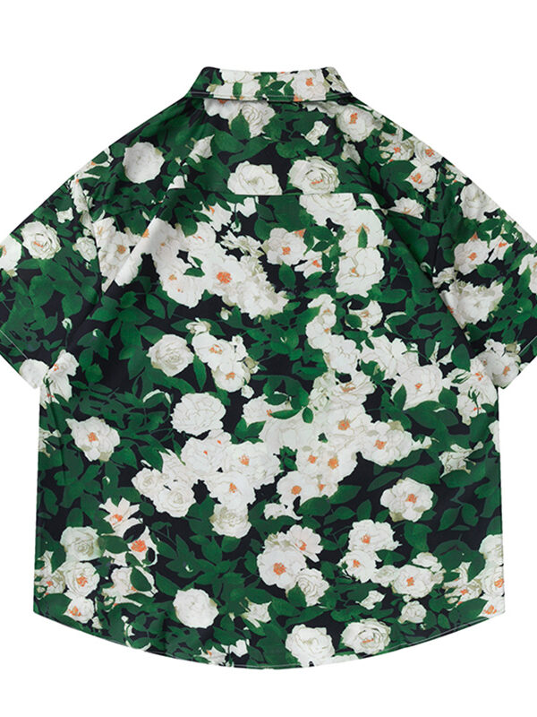 Vintage Oil Painting Floral Print Ins Shirt