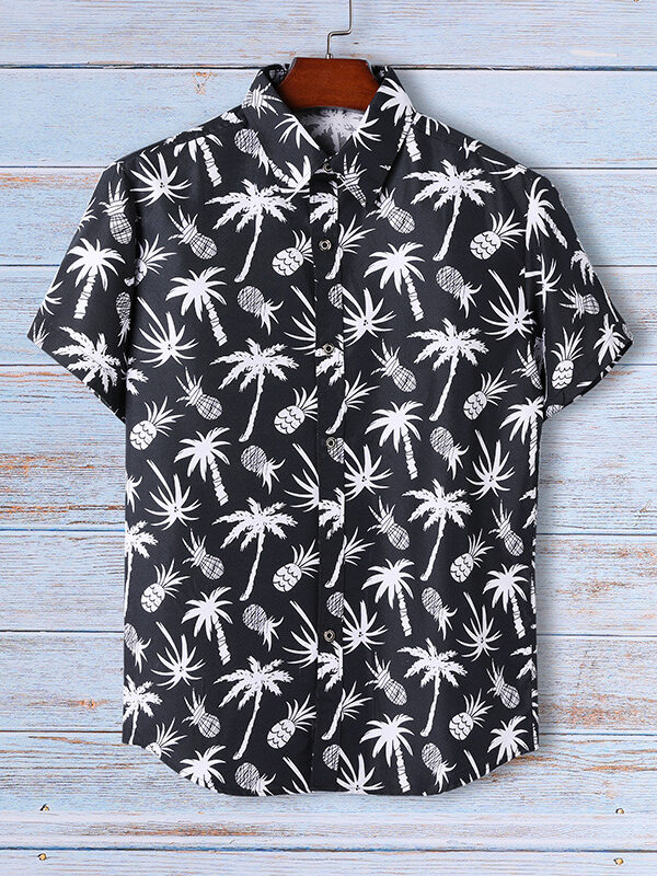 Holiday Seashore Hawaiian Short Sleeve Shirt