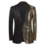 Men's Casual Wave Sequined Suit Blazer Jacket