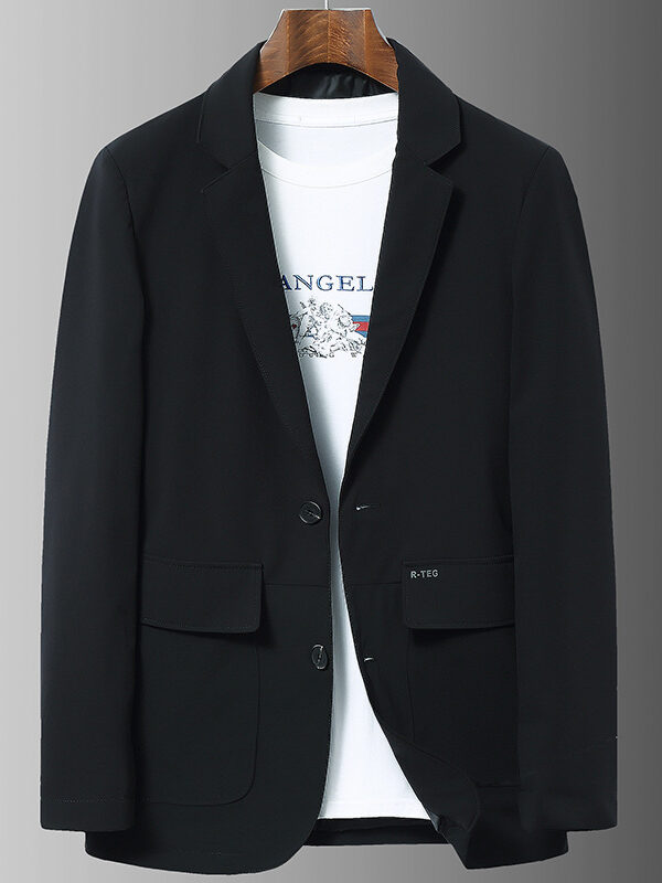Men's Autumn Slim Fit Solid Suit Blazer Jacket