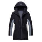 Midi Stand Collar Removable Hooded Down Coat