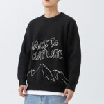 Men's Streetwear Letters Embroidered Sweater