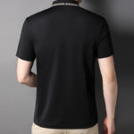 Men's Solid Ice Silk Short Sleeve Polo Shirt