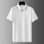 Men's Summer Easy Care Elastic Polo Shirt