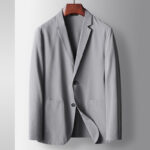 Men's 2023 Solid Thin Slim Fit Blazer Jacket