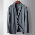 Men's 2023 Solid Thin Slim Fit Blazer Jacket