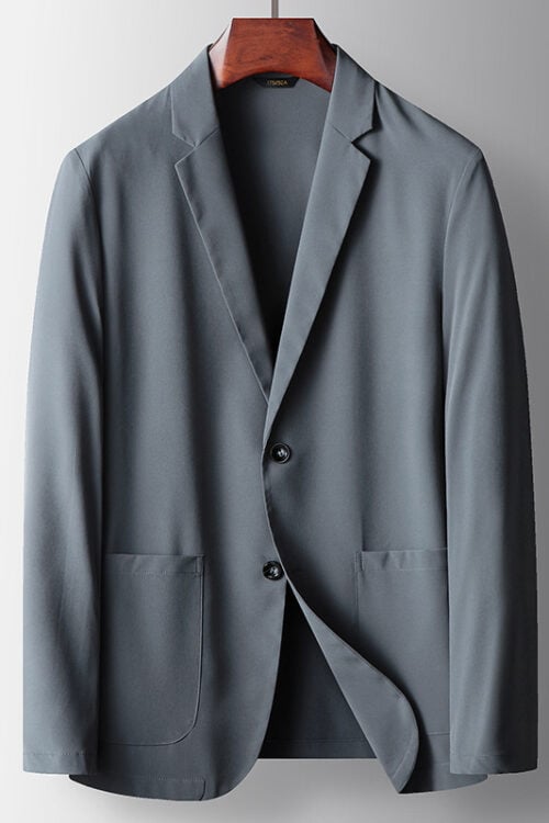 Men's 2023 Solid Thin Slim Fit Blazer Jacket