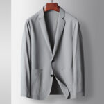 Men's 2023 Casual Solid Thin Blazer Jacket