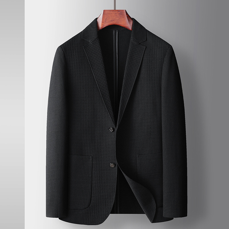 Men's 2023 Straight Solid Elastic Blazer Suit