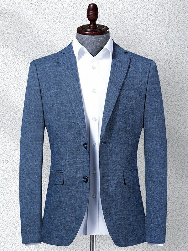 Men's 2023 2-Button Casual Slim Fit Blazer Suit