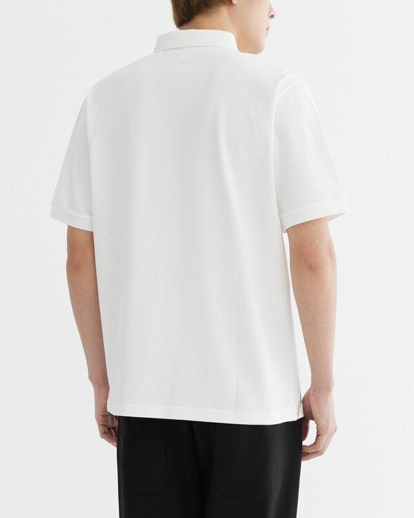 Men Simple Asymmetric Short Sleeve Polo Shirt