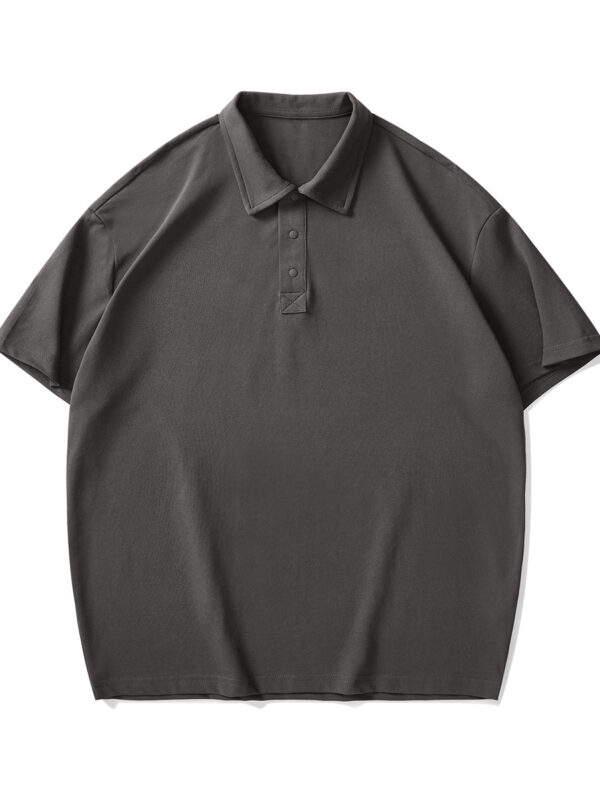 Men's 2023 Summer Solid work Lapel Polo Shirt