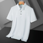 Men's Reflective Strip Breathable Polo Shirt