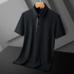 Men's Reflective Strip Breathable Polo Shirt