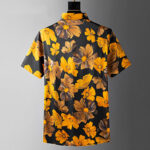 Floral Print Breathability Short Sleeve Shirt