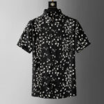 Men Casual Floral Breathable Loose Shirt