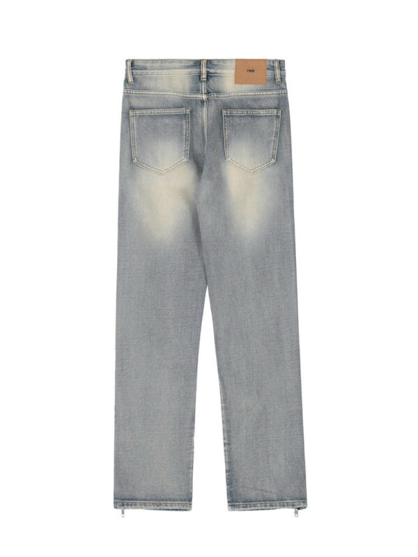 Men's Washed High Street Ripped Jeans