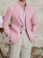 Men’s Lightweight Slim Fit Linen Blazer
