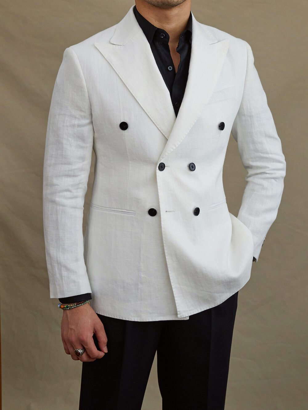 Men’s Lightweight Breathable Linen Blazer