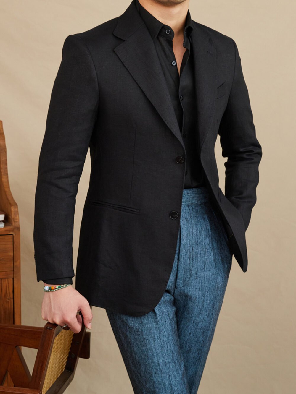 Men's Summer Thin Slim Fit Linen Blazer