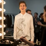 Horse Hotfix Rhinestone Top Slim Fit Shirt