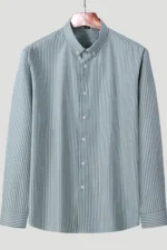 Men's Stripe Shirt Jacket Fall Casual Youth Style