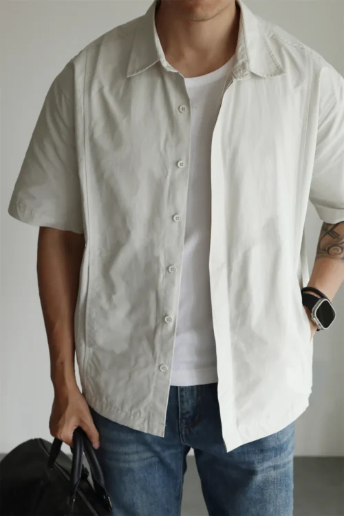 Men's Quick Dry Pockets Short Sleeve Shirt