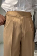 Vintage Italian High Waist Business Trousers for Men